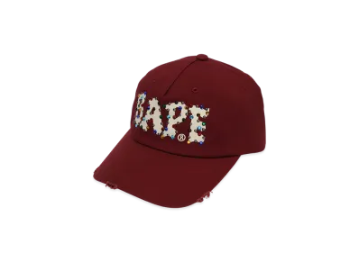 A BATHING APE Panel Cap "Burgundy"