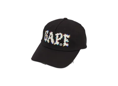 A BATHING APE Panel Cap "Black"