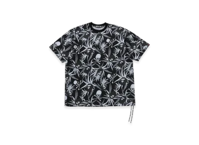 A BATHING APE x mastermind JAPAN Tropical Camo Relaxed Tee "Black"