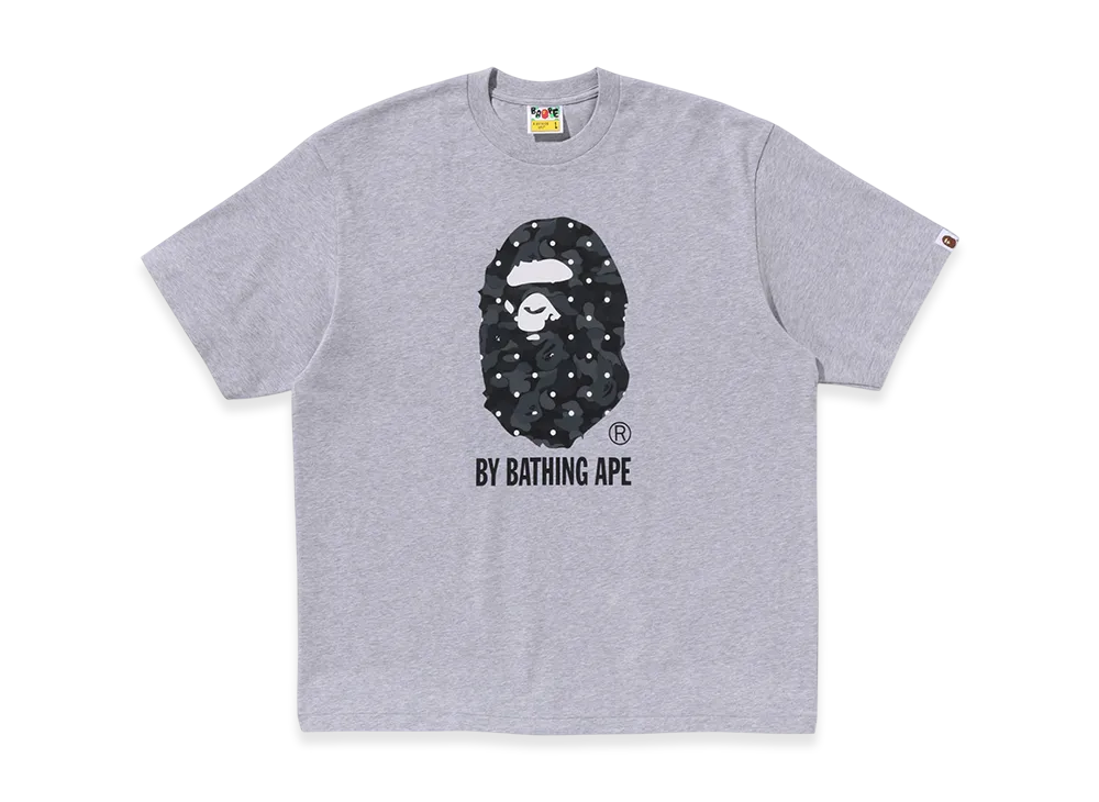 A BATHING APE Abc Dot Camo By Bathing Ape Relaxed Fit Tee "Grey"