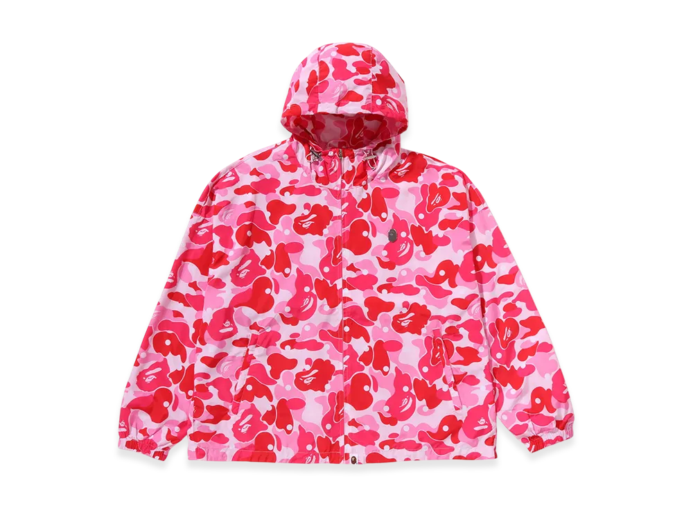 A BATHING APE Abc Dot Hooded Jacket "Pink"