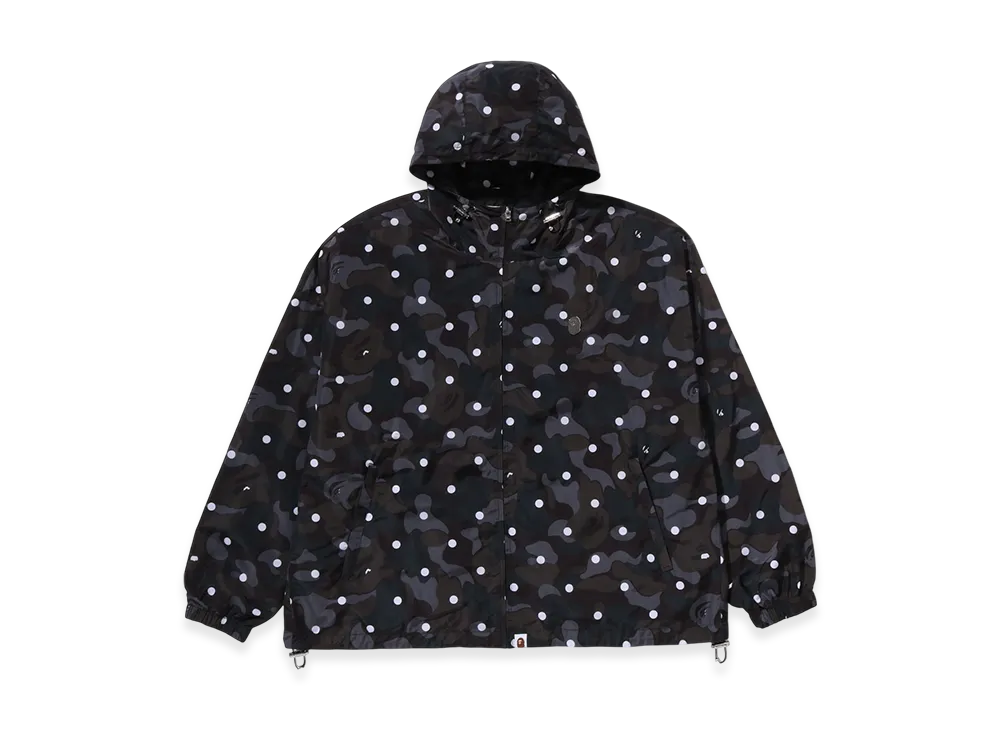 A BATHING APE Abc Dot Hooded Jacket "Black"