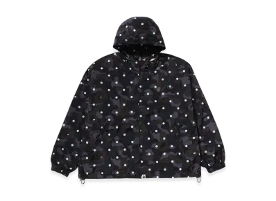 A BATHING APE Abc Dot Hooded Jacket "Black"