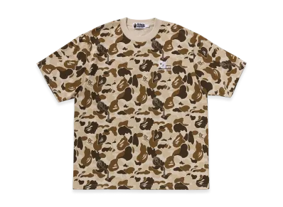 A BATHING APE x Def Jam Camo Relaxed Fit Tee "Beige"