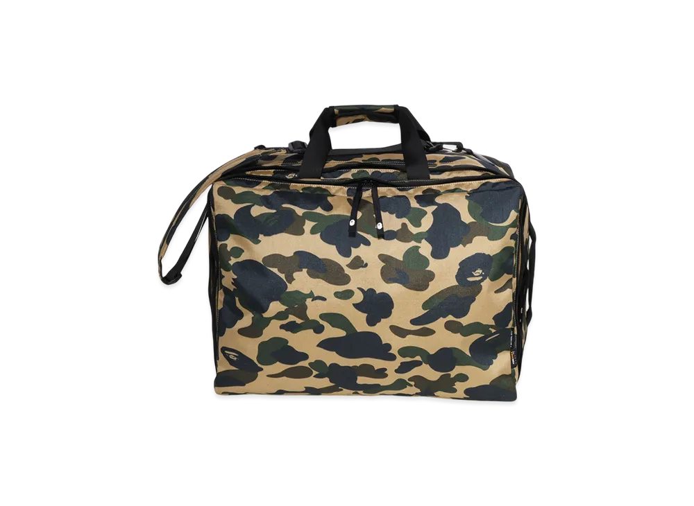 A BATHING APE 1St Camo 3Way Bag "Yellow"