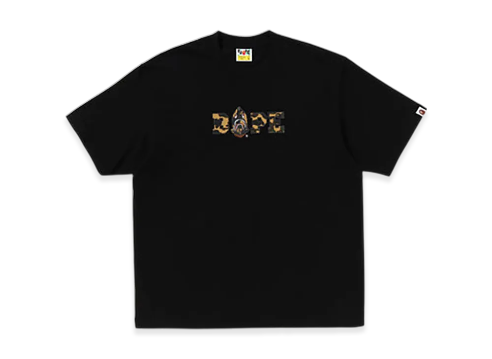 A BATHING APE 1St Camo Bape Logo Relaxed Fit Tee "Black"