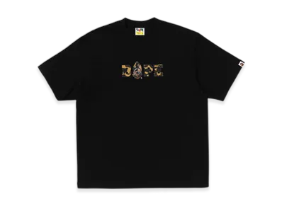 A BATHING APE 1St Camo Bape Logo Relaxed Fit Tee "Black"