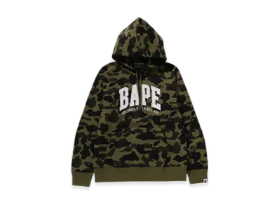 A BATHING APE 1St Camo Bape Pullover Hoodie "Green"