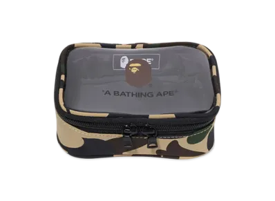 A BATHING APE 1St Camo Clear Pouch "Yellow"