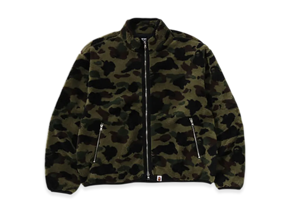 A BATHING APE 1St Camo Fleece Jacket 