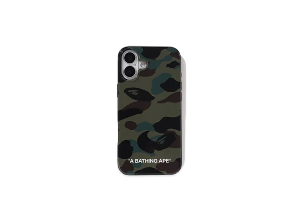 A BATHING APE 1St Camo Iphone 16 Plus Case "Green"