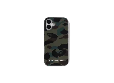 A BATHING APE 1St Camo Iphone 16 Plus Case "Green"