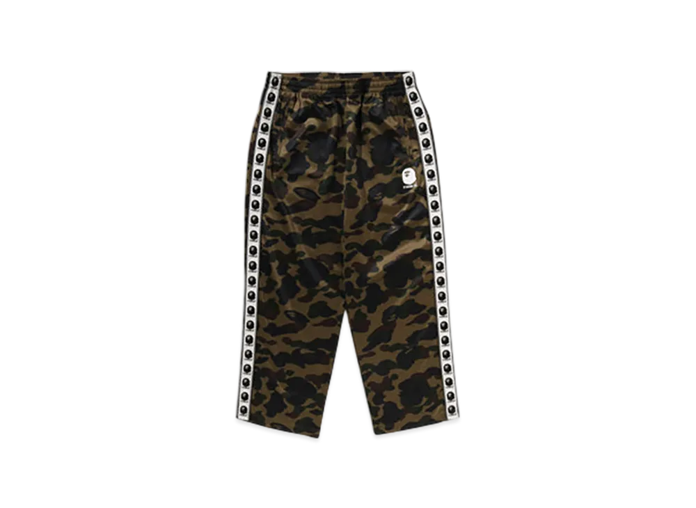 A BATHING APE 1St Camo Loose Fit Track Pants "Green"
