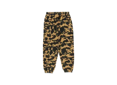A BATHING APE 1St Camo One Point Relaxed Fit Sweat Pants "Yellow"