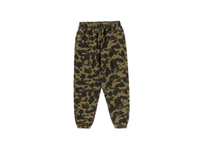 A BATHING APE 1St Camo One Point Relaxed Fit Sweat Pants "Green"