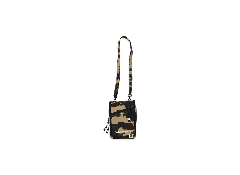 A BATHING APE 1St Camo Phone Bag "Yellow"