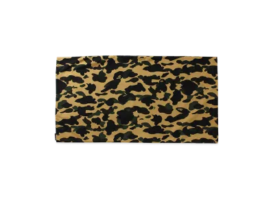 A BATHING APE 1St Camo Pillow Case L "Yellow"
