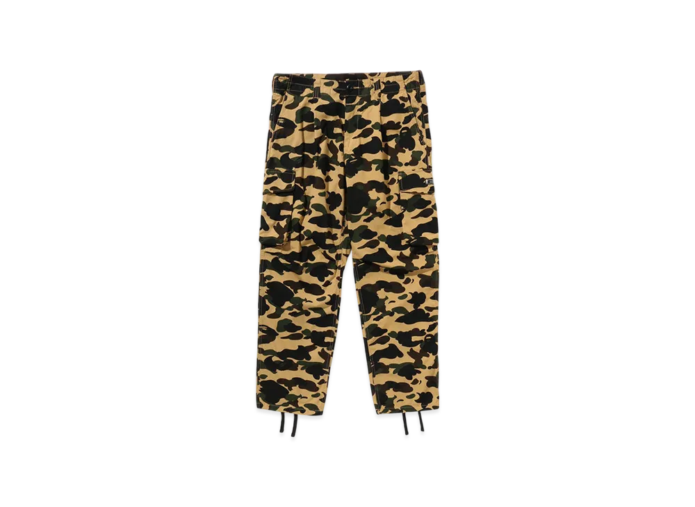 A BATHING APE 1St Camo Regular Fit 6 Pocket Pants "Yellow"