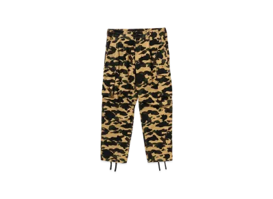 A BATHING APE 1St Camo Regular Fit 6 Pocket Pants "Yellow"