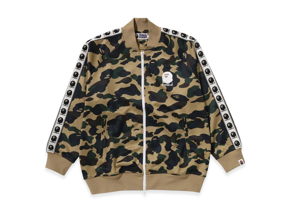 A BATHING APE 1St Camo Relaxed Fit Track Jacket "Yellow"