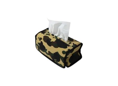 A BATHING APE 1St Camo Tissue Cover "Yellow"