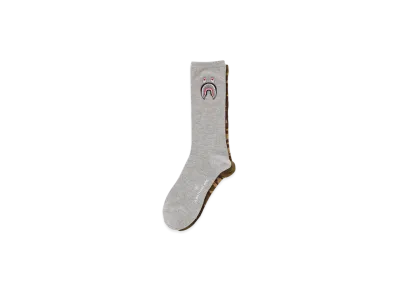 A BATHING APE 1St Shark Socks "Gray"