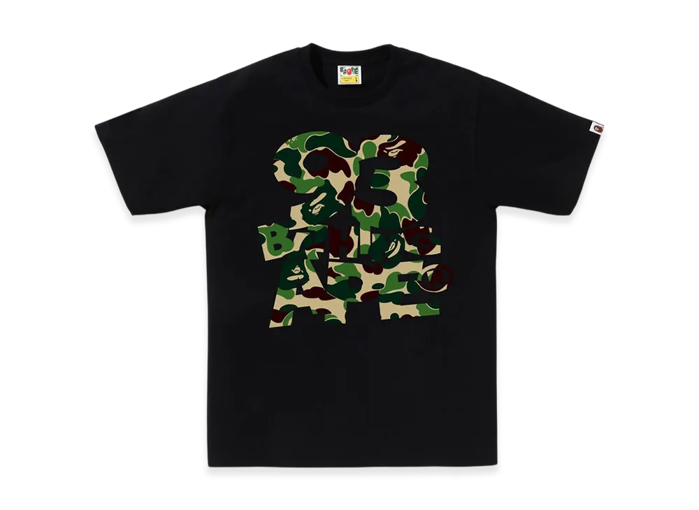 A BATHING APE ABC Camo 93 Bathing Ape Tee "Black/Green"