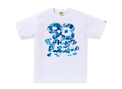 A BATHING APE ABC Camo 93 Bathing Ape Tee "White/Blue"