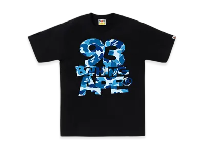 A BATHING APE ABC Camo 93 Bathing Ape Tee "Black/Blue"