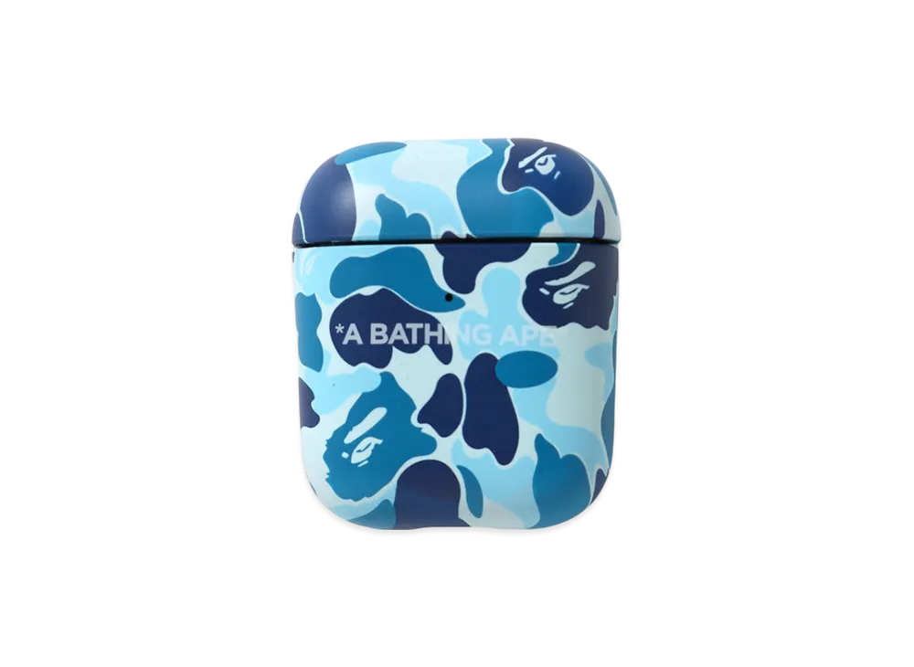 A BATHING APE ABC Camo Airpods Case "Blue"