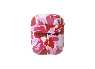 A BATHING APE ABC Camo Airpods Case "Pink"