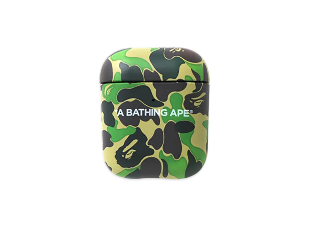 A BATHING APE ABC Camo Airpods Case "Green"