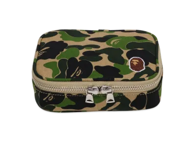 A BATHING APE ABC Camo Amenity Pouch Travel "Green"