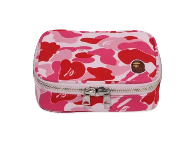 A BATHING APE ABC Camo Amenity Pouch Travel "Pink"