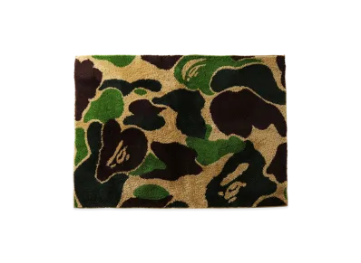 A BATHING APE ABC Camo Big Rug Mat "Green"