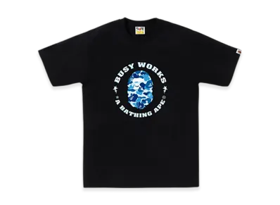 A BATHING APE ABC Camo Busy Works Sta Tee "Black/Blue"