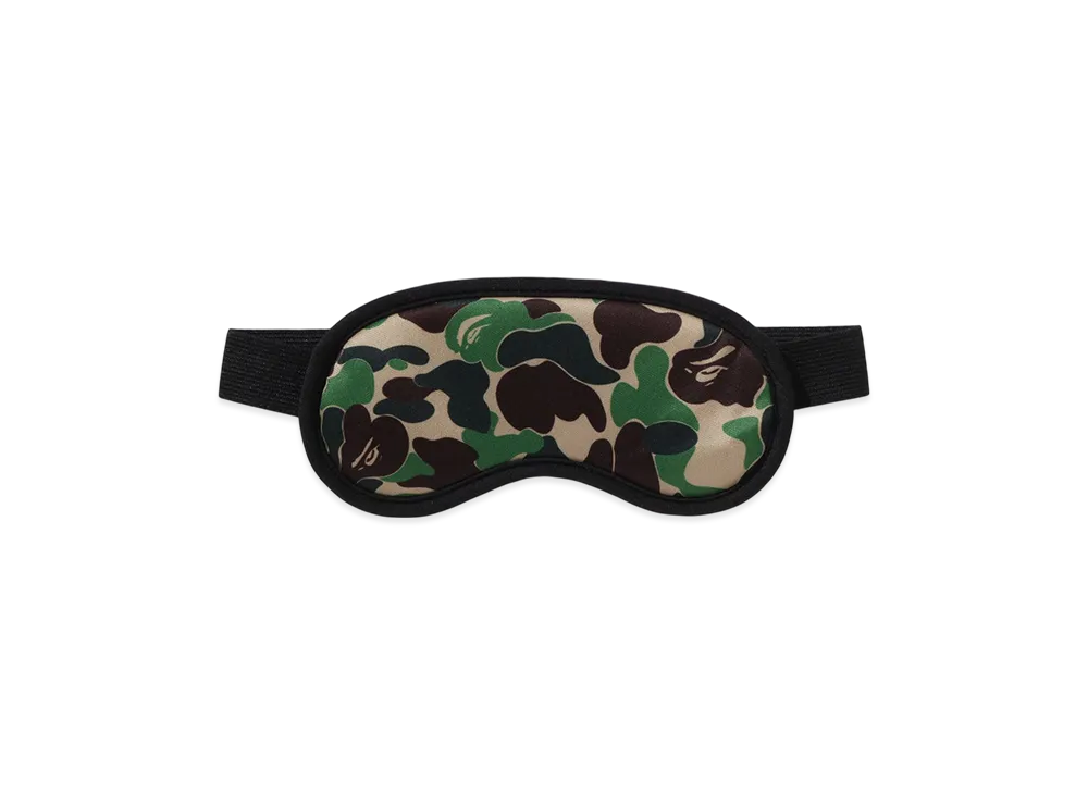 A BATHING APE ABC Camo Eye Mask Travel "Green"