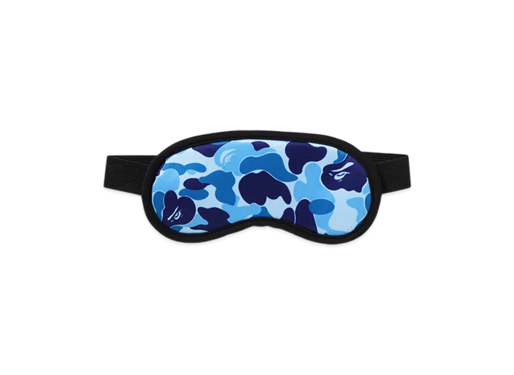 A BATHING APE ABC Camo Eye Mask Travel "Blue"