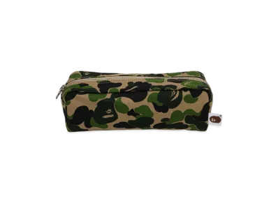 A BATHING APE ABC Camo Flight Pouch Travel "Green"