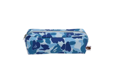 A BATHING APE ABC Camo Flight Pouch Travel "Blue"