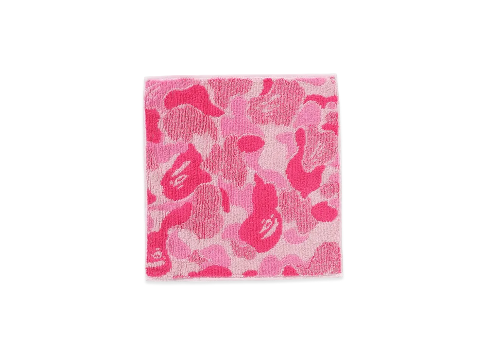 A BATHING APE ABC Camo Hand Towel "Pink"