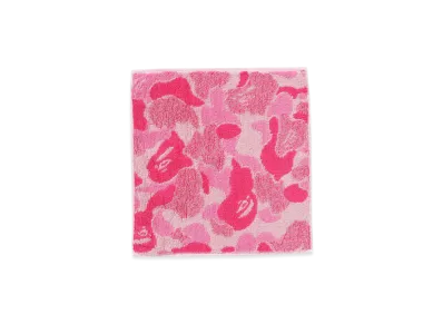 A BATHING APE ABC Camo Hand Towel "Pink"
