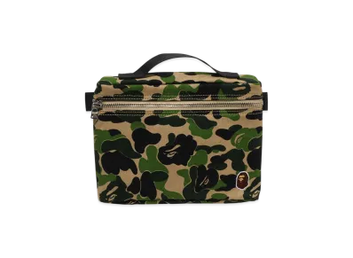 A BATHING APE ABC Camo Music Pouch Travel "Green"