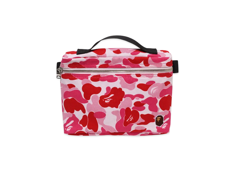 A BATHING APE ABC Camo Music Pouch Travel "Pink"