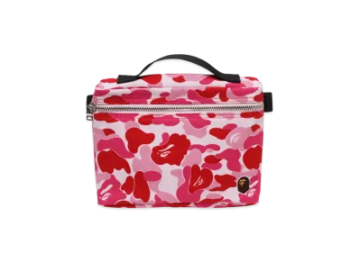A BATHING APE ABC Camo Music Pouch Travel "Pink"