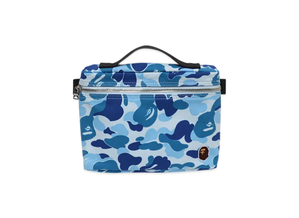 A BATHING APE ABC Camo Music Pouch Travel "Blue"
