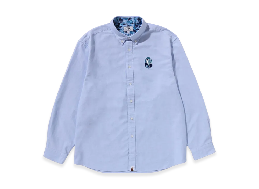 A BATHING APE ABC Camo One Point Shirt "Sax"