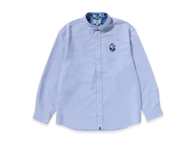 A BATHING APE ABC Camo One Point Shirt "Sax"