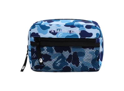A BATHING APE ABC Camo Pouch "Blue"