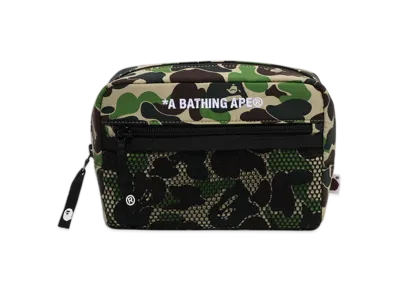 A BATHING APE ABC Camo Pouch "Green"